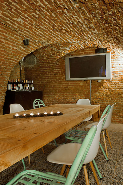 Mesa Reframe en el restaurante Mr Frank